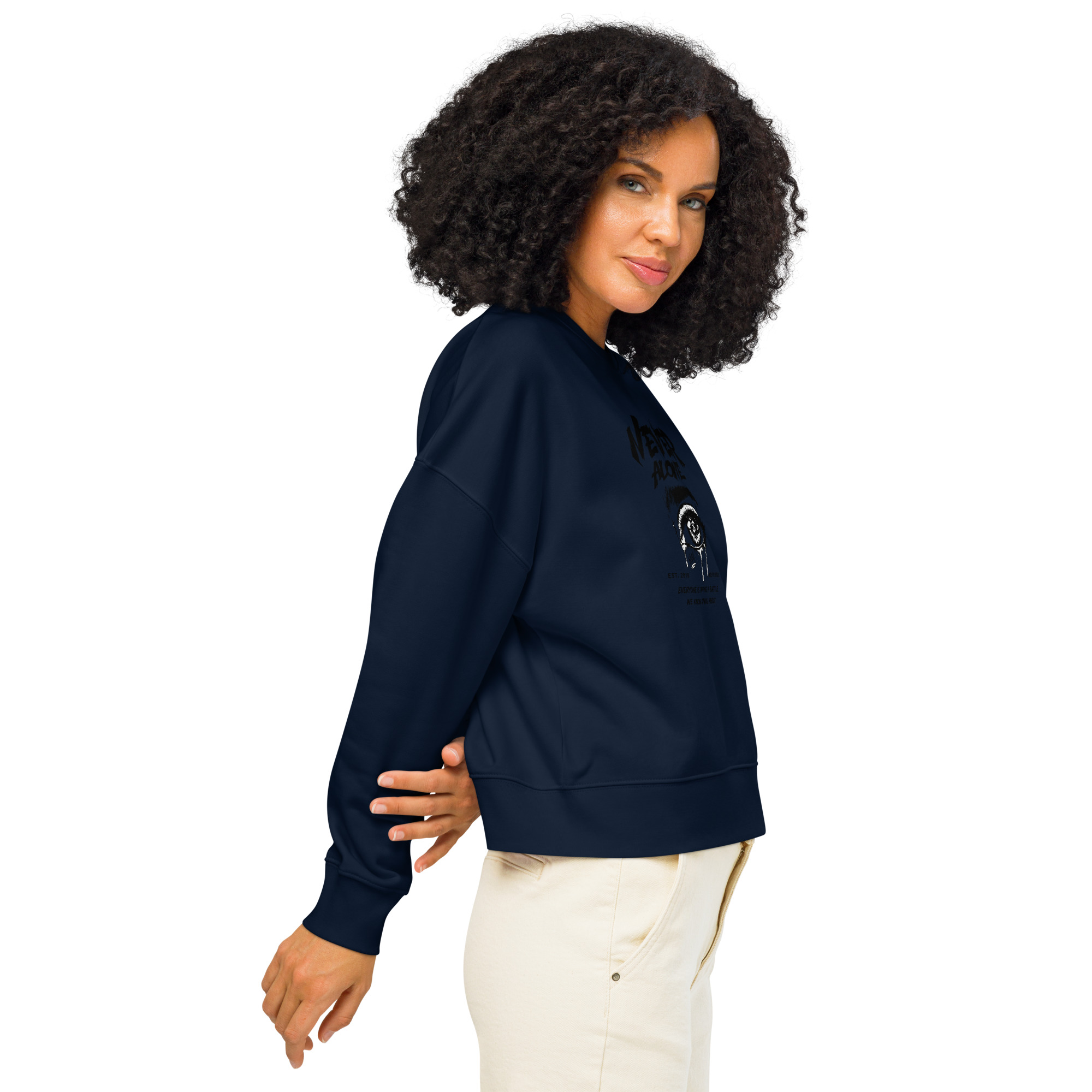 Women’s organic crew neck sweatshirt - Image 14