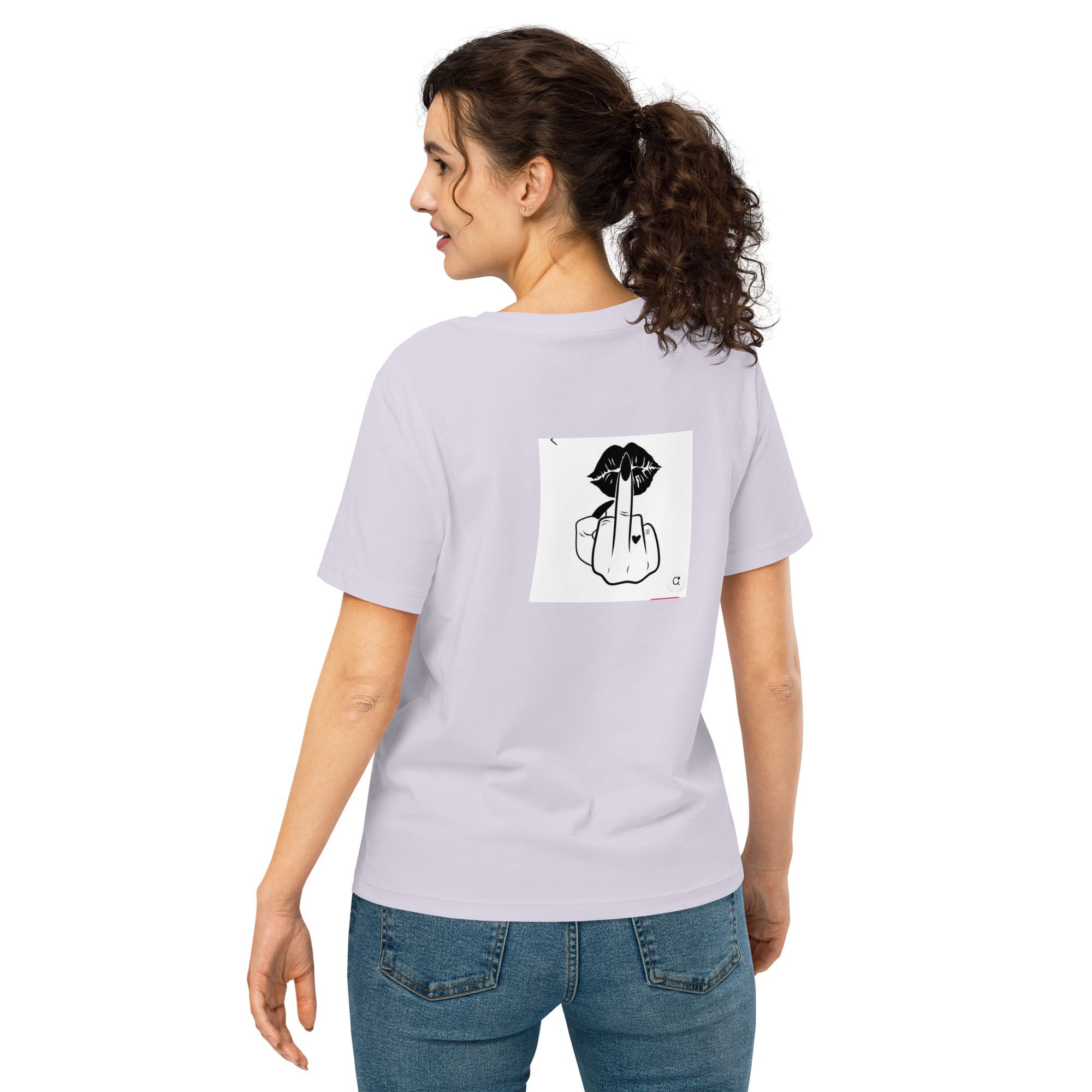 MFLips Organic Ribbed Neck T-shirt Women - Image 10