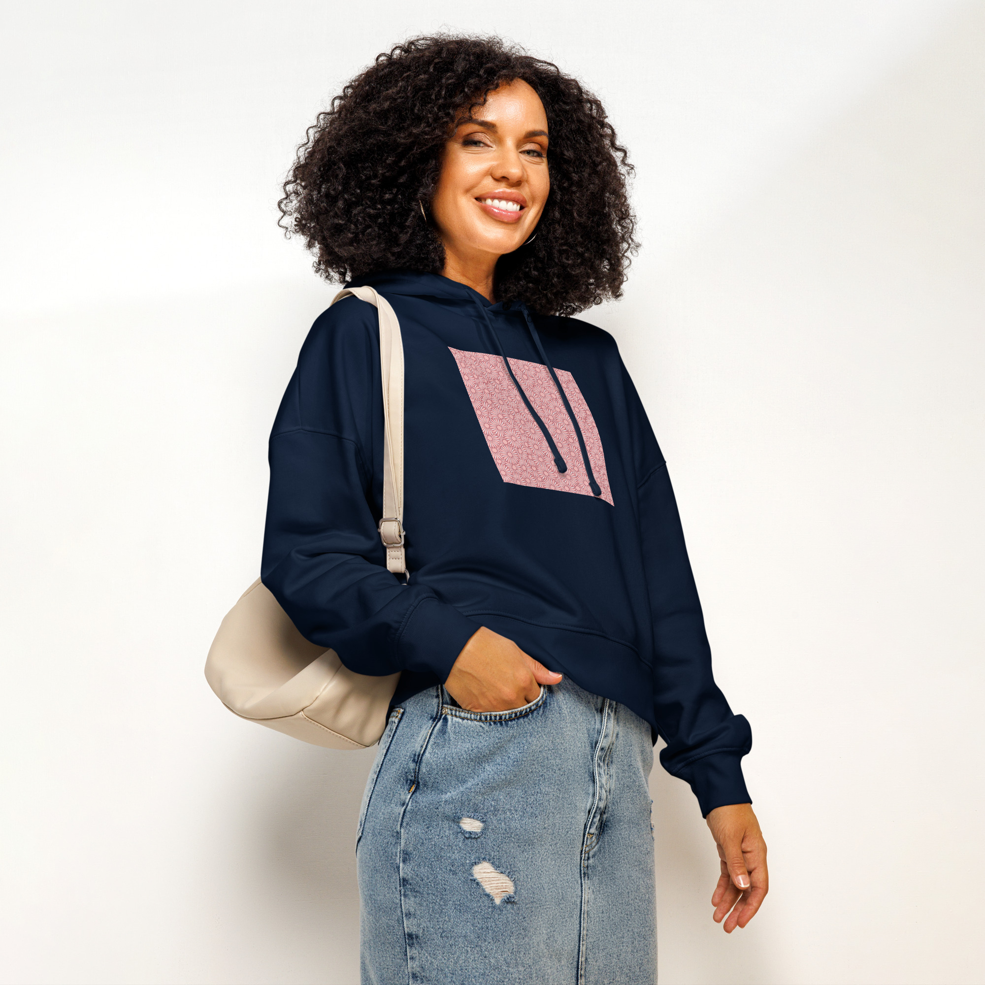 Women’s organic mid-weight hoodie - Image 2