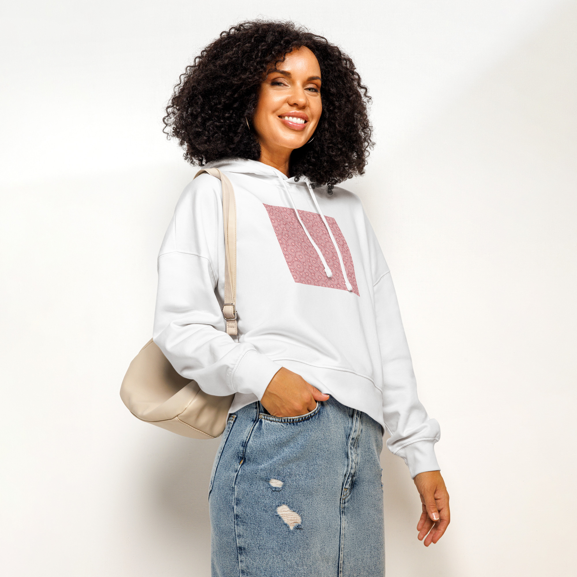 Women’s organic mid-weight hoodie - Image 4