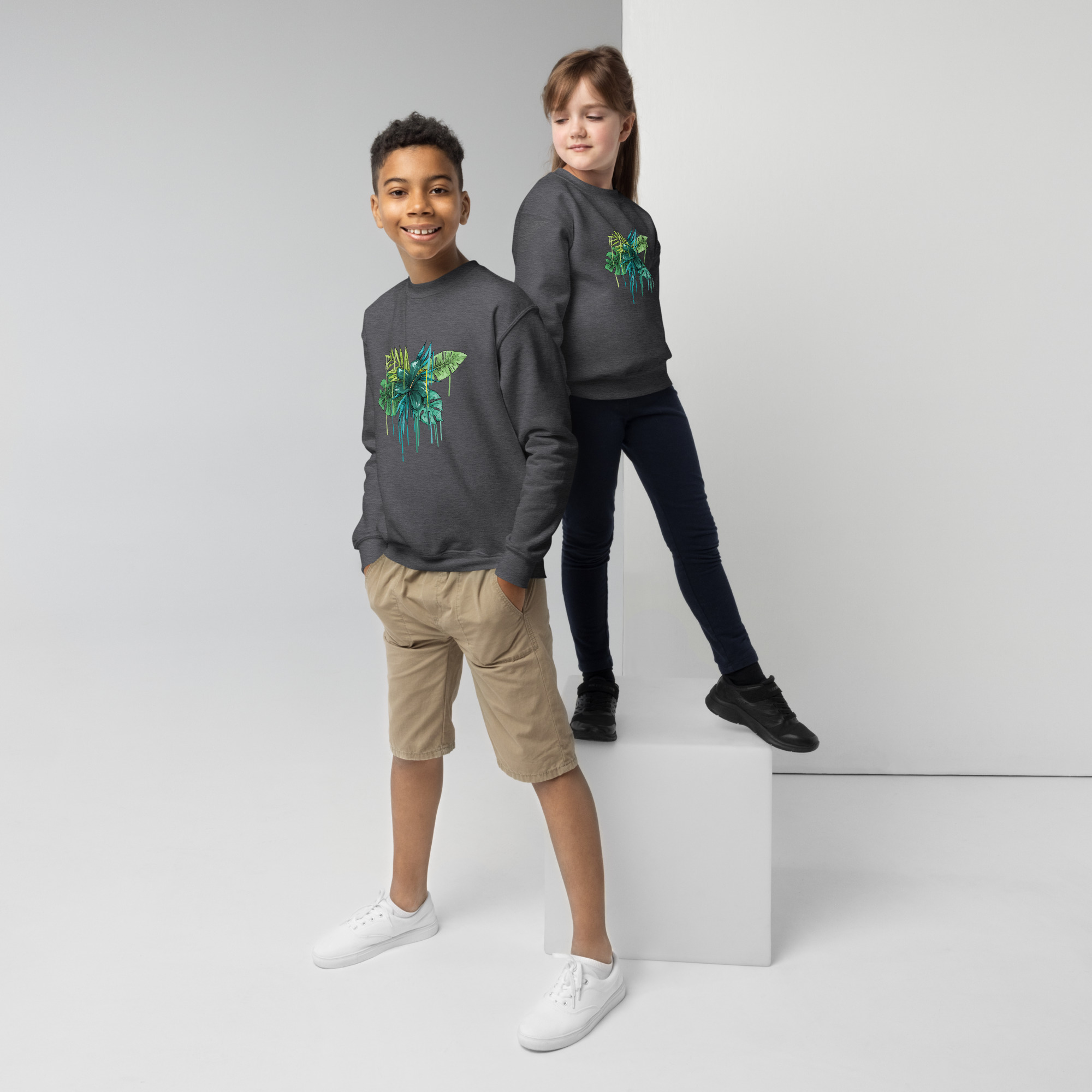 Youth crewneck sweatshirt - Image 5