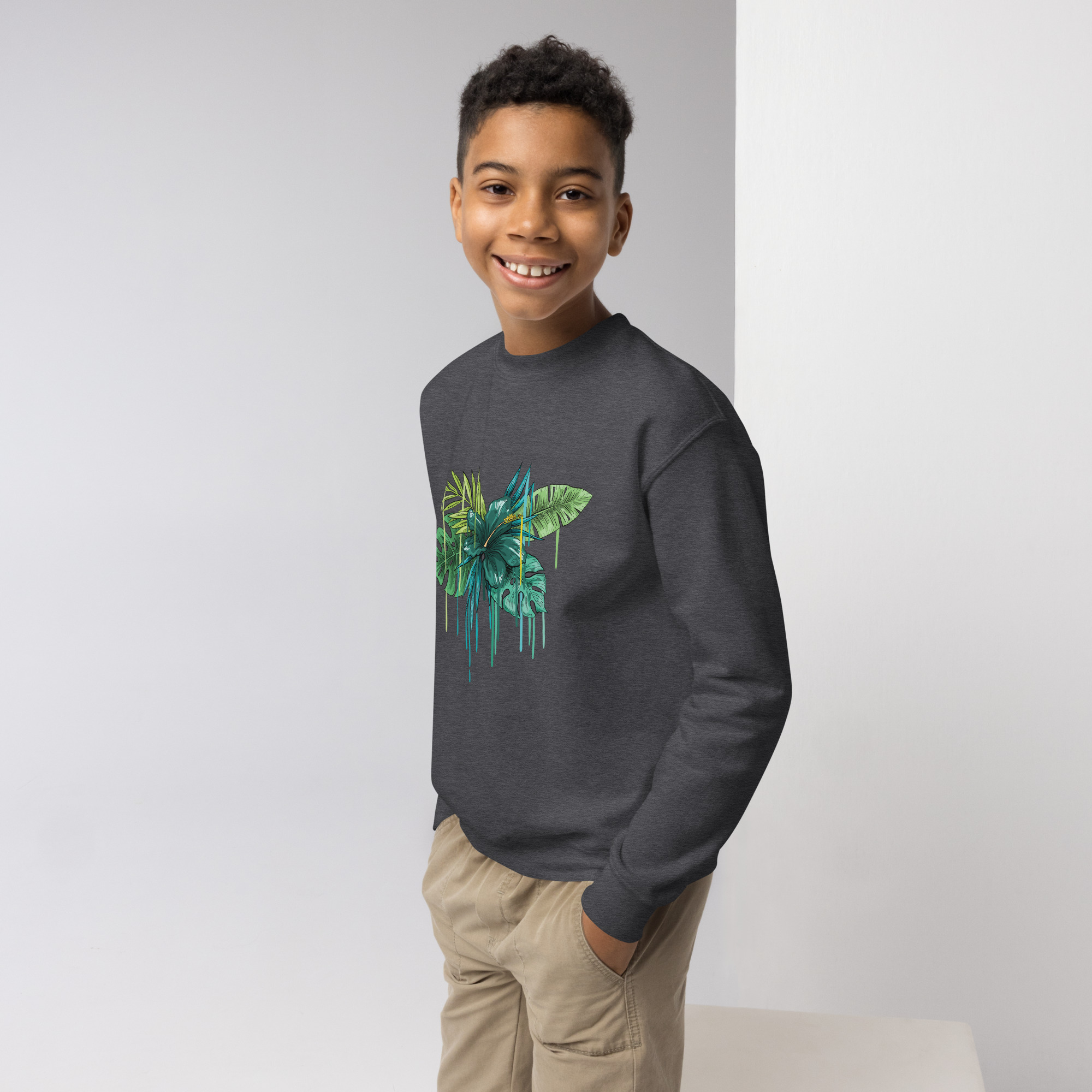 Youth crewneck sweatshirt - Image 17