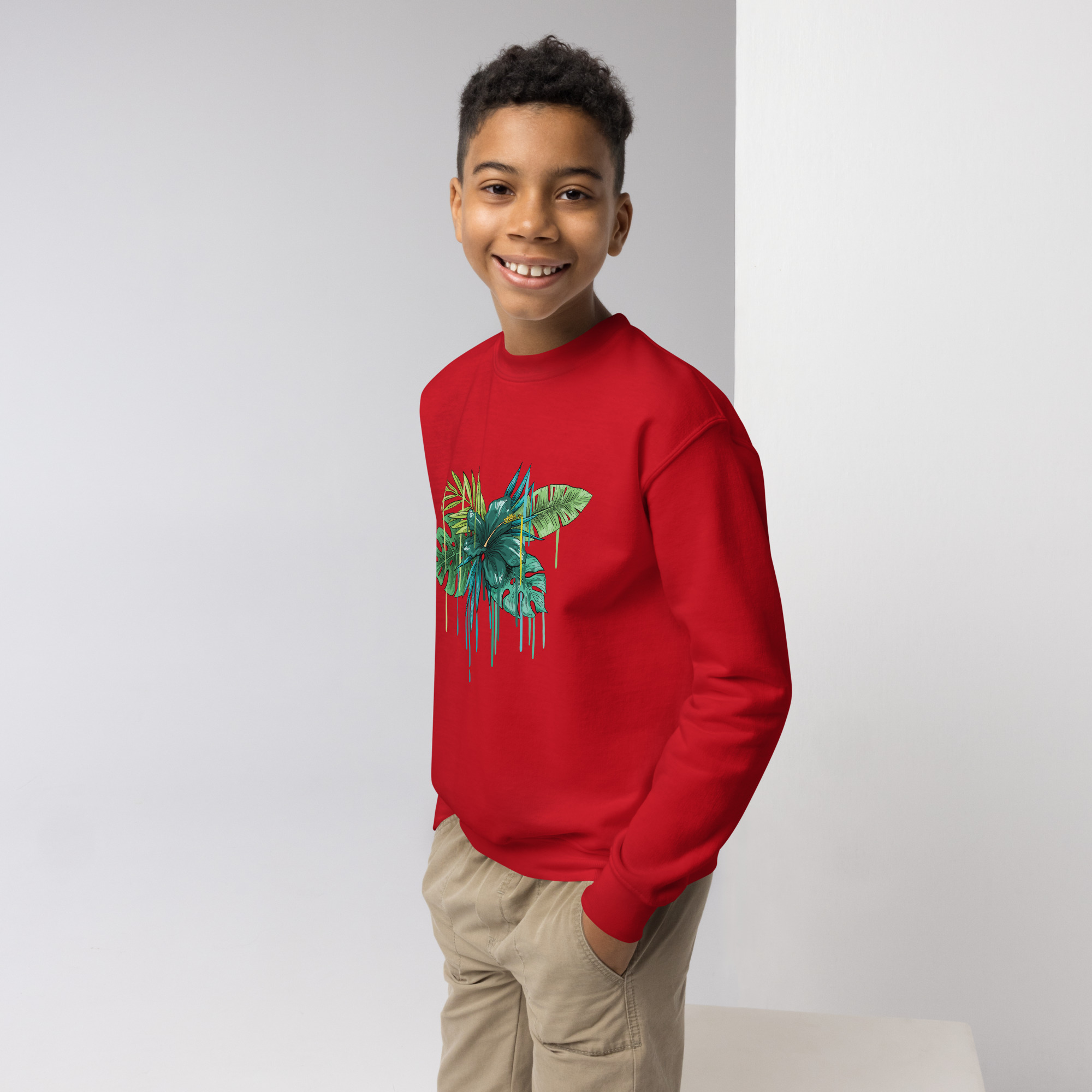 Youth crewneck sweatshirt - Image 16