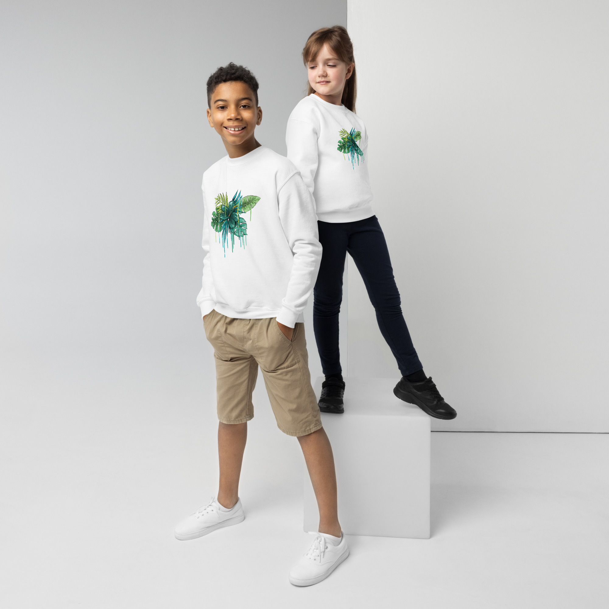 Youth crewneck sweatshirt - Image 6