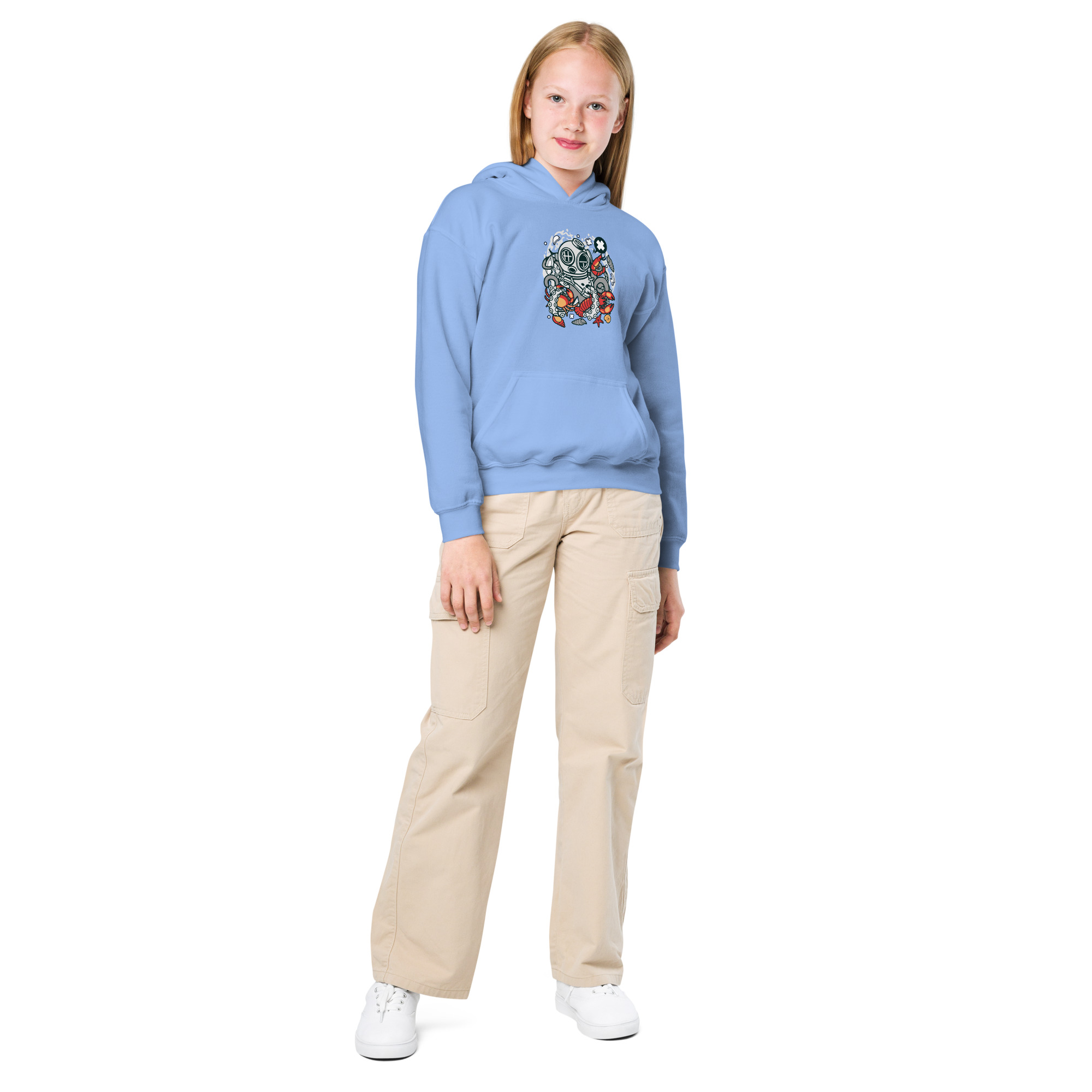 Youth heavy blend hoodie - Image 13