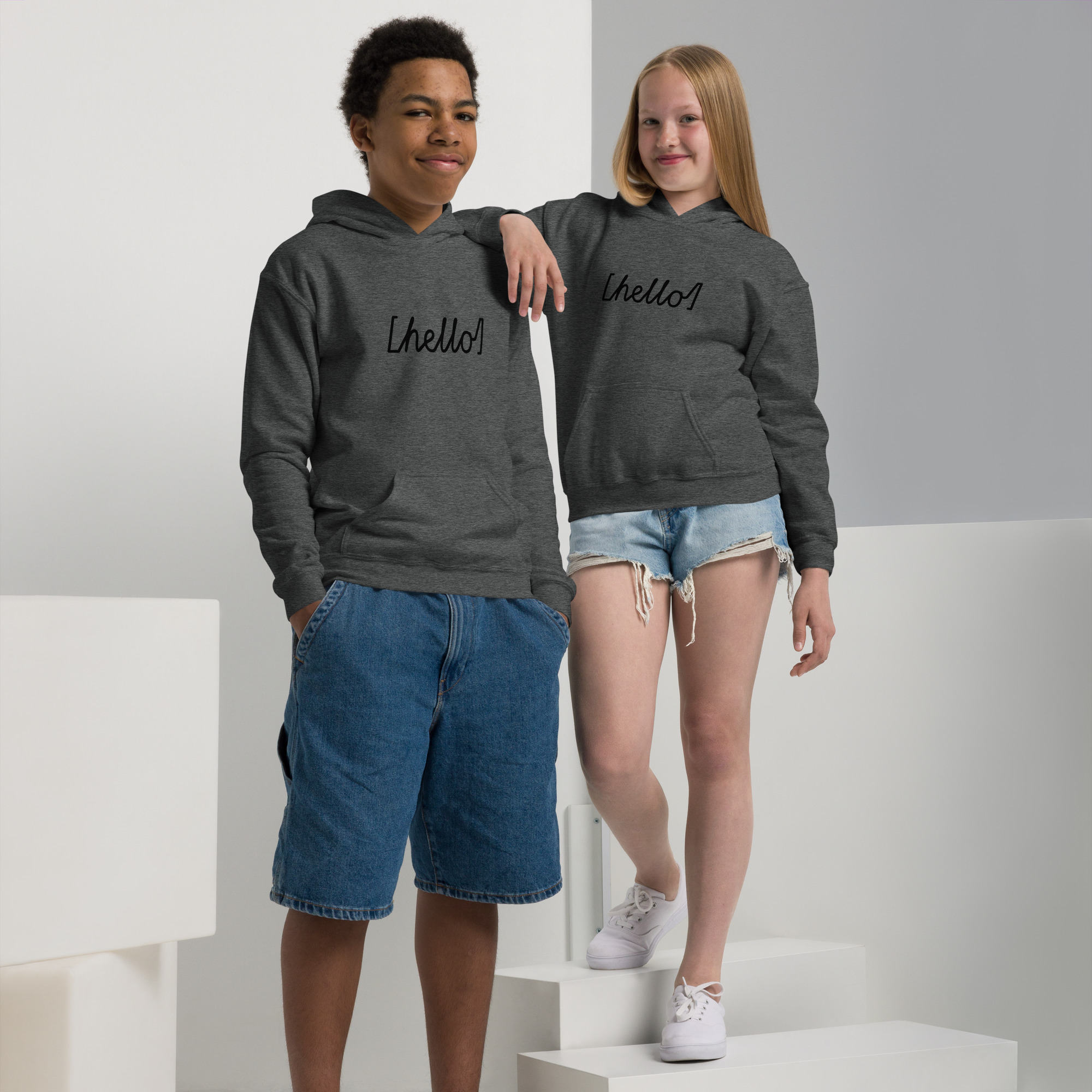 Youth heavy blend hoodie - Image 18