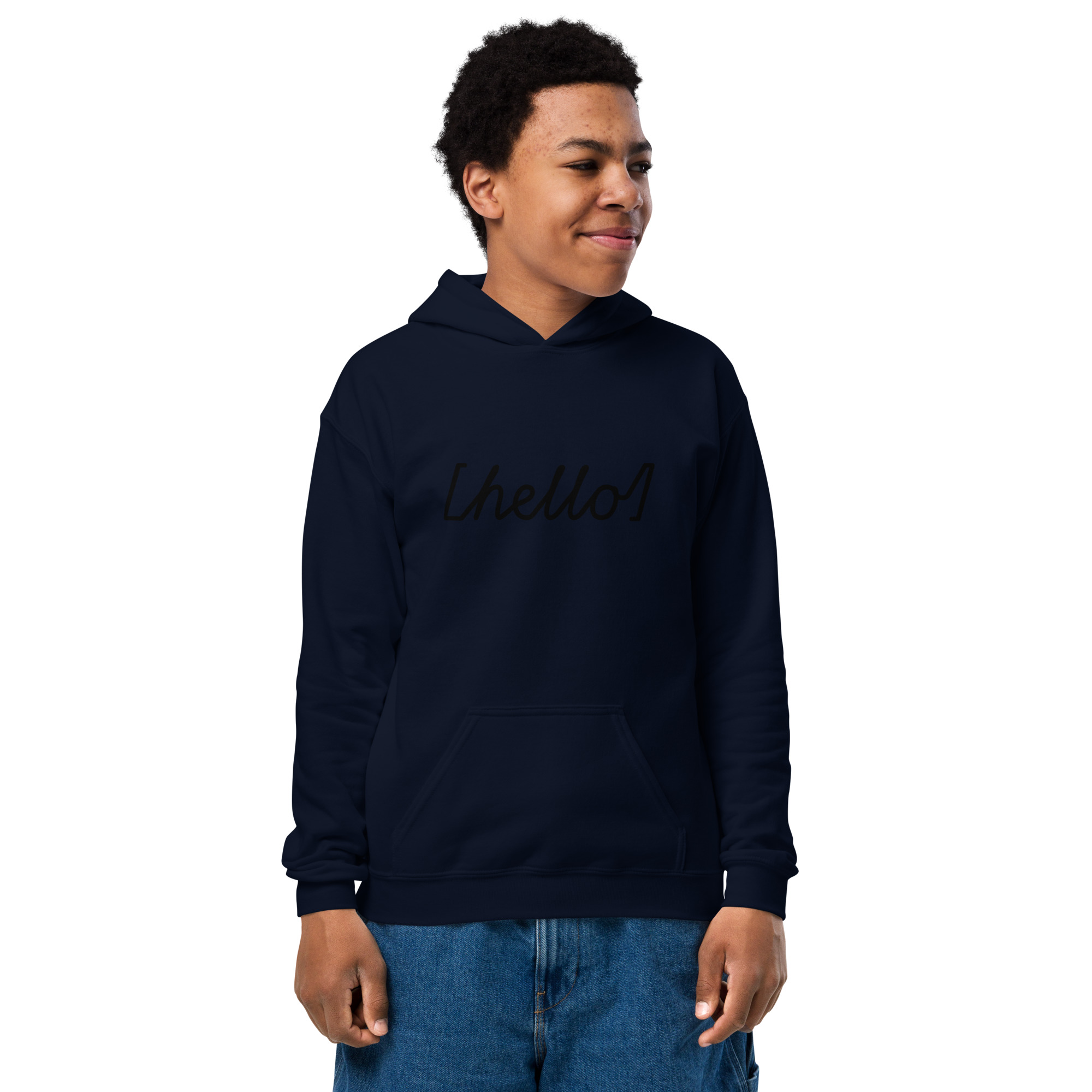Youth heavy blend hoodie - Image 2