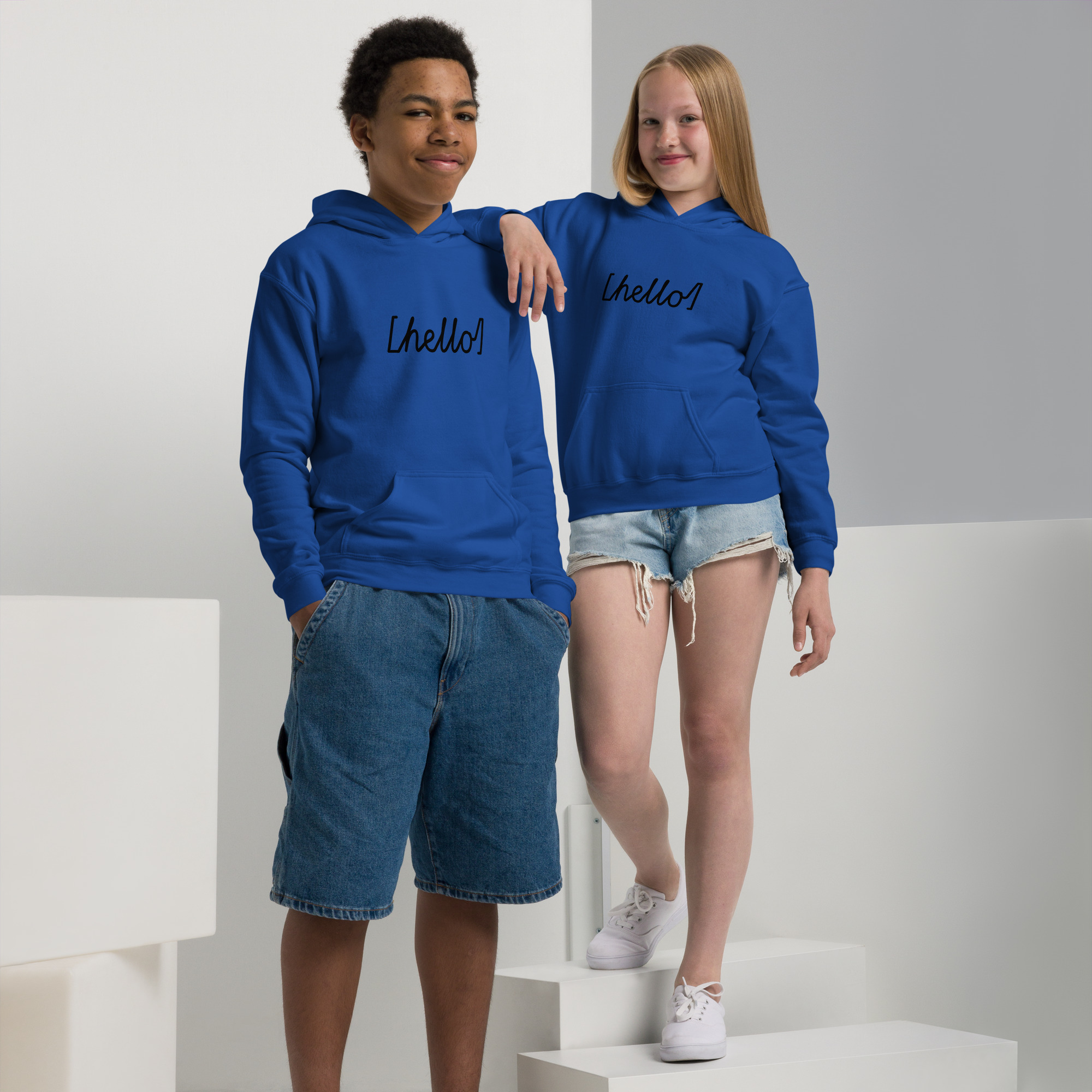 Youth heavy blend hoodie - Image 19