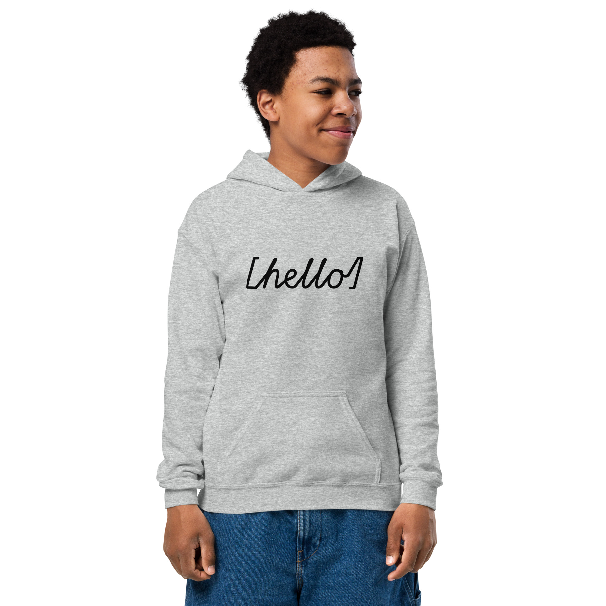 Youth heavy blend hoodie - Image 4