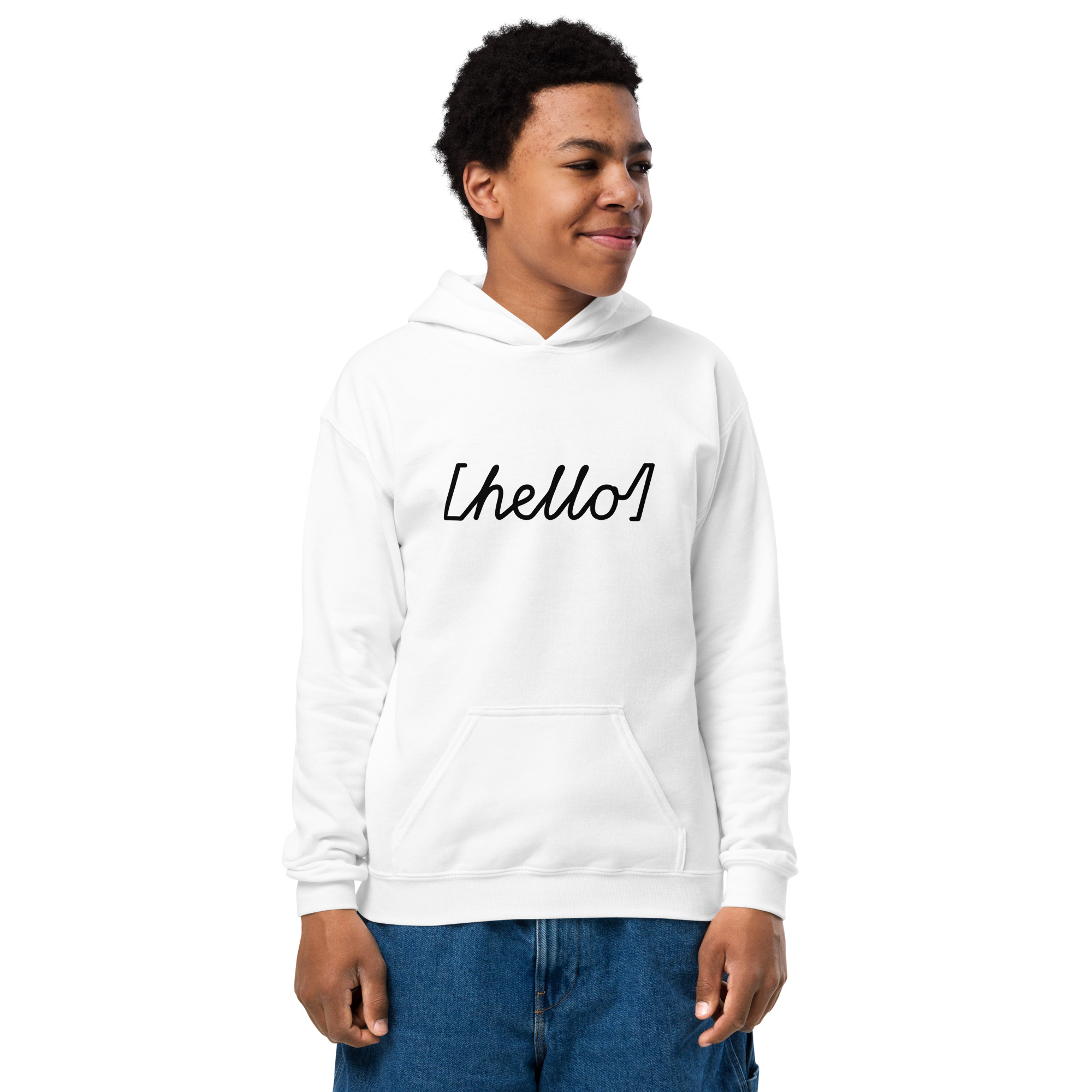Youth heavy blend hoodie - Image 5