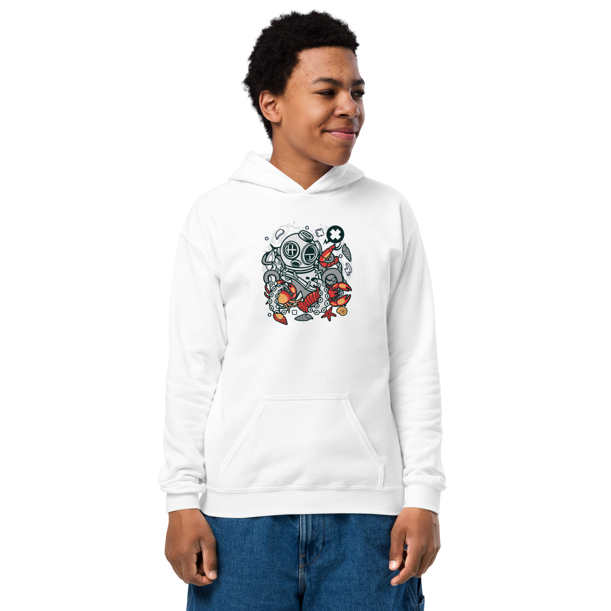 Youth heavy blend hoodie - Image 25